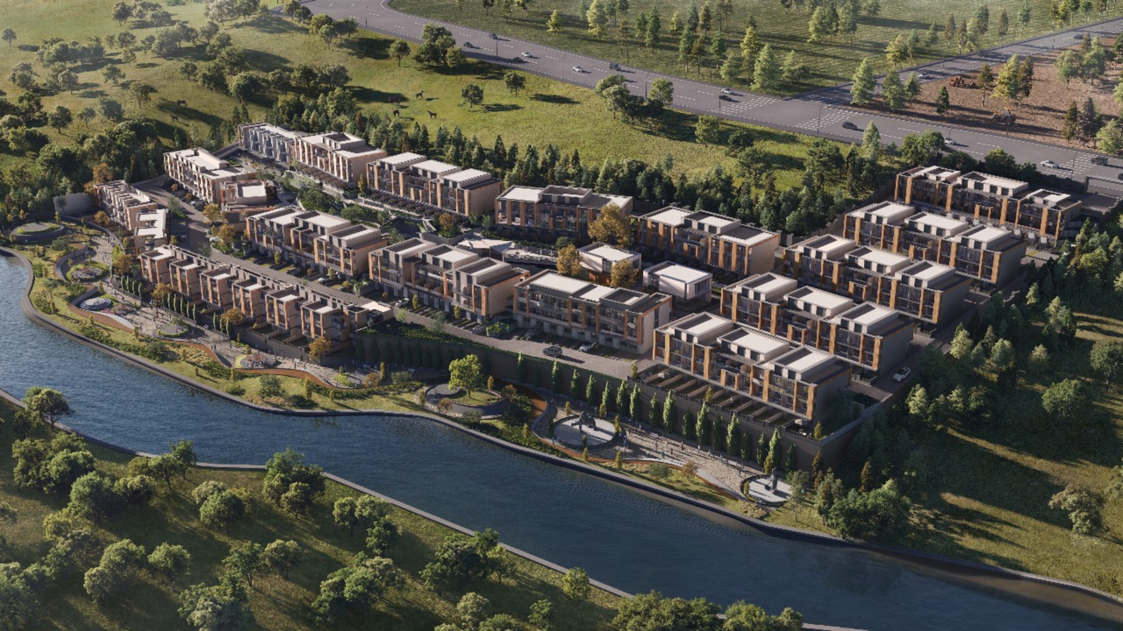 Townhouse villa project in Bahcesehir, Istanbul