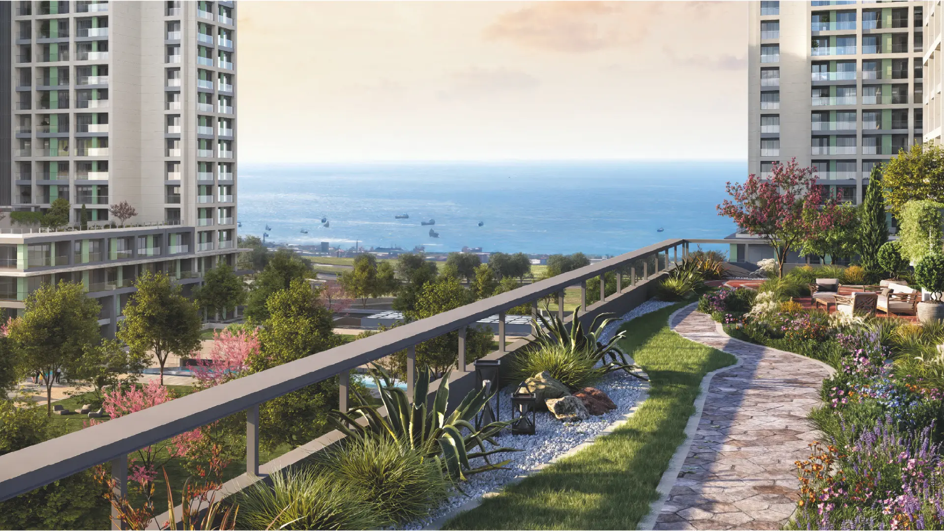 Sea View Apartments for Sale in Kartal, Istanbul
